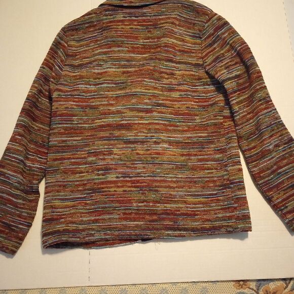 Coldwater Creek textured Tweed button down jacket - Picture 8 of 10